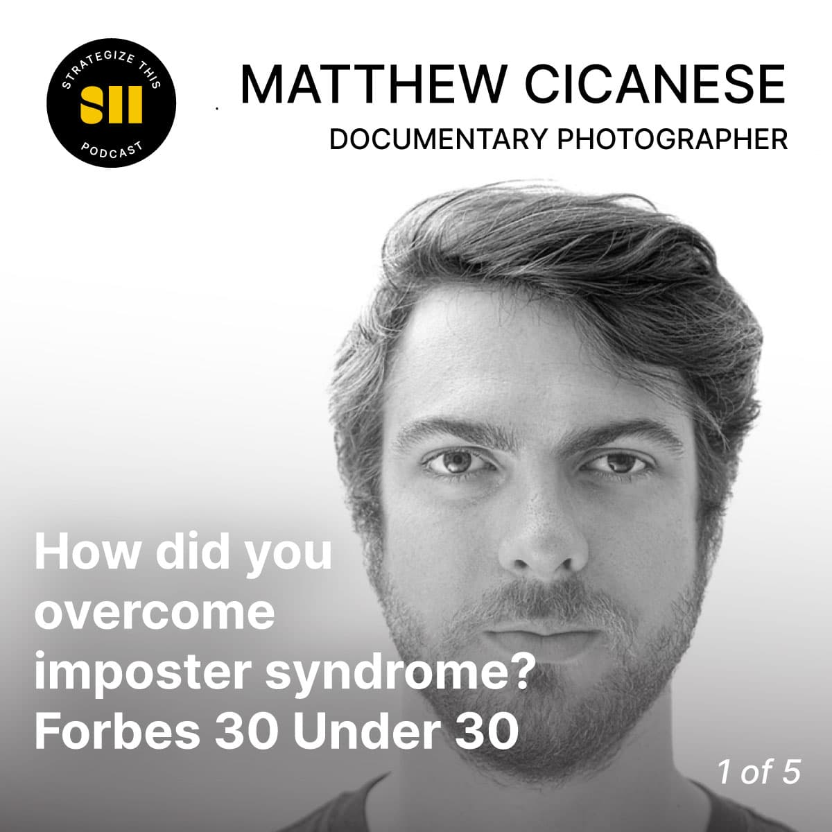 Cover art for How did you overcome imposter syndrome? Forbes 30 Under 30 | Matthew Cicanese (1 of 5)
