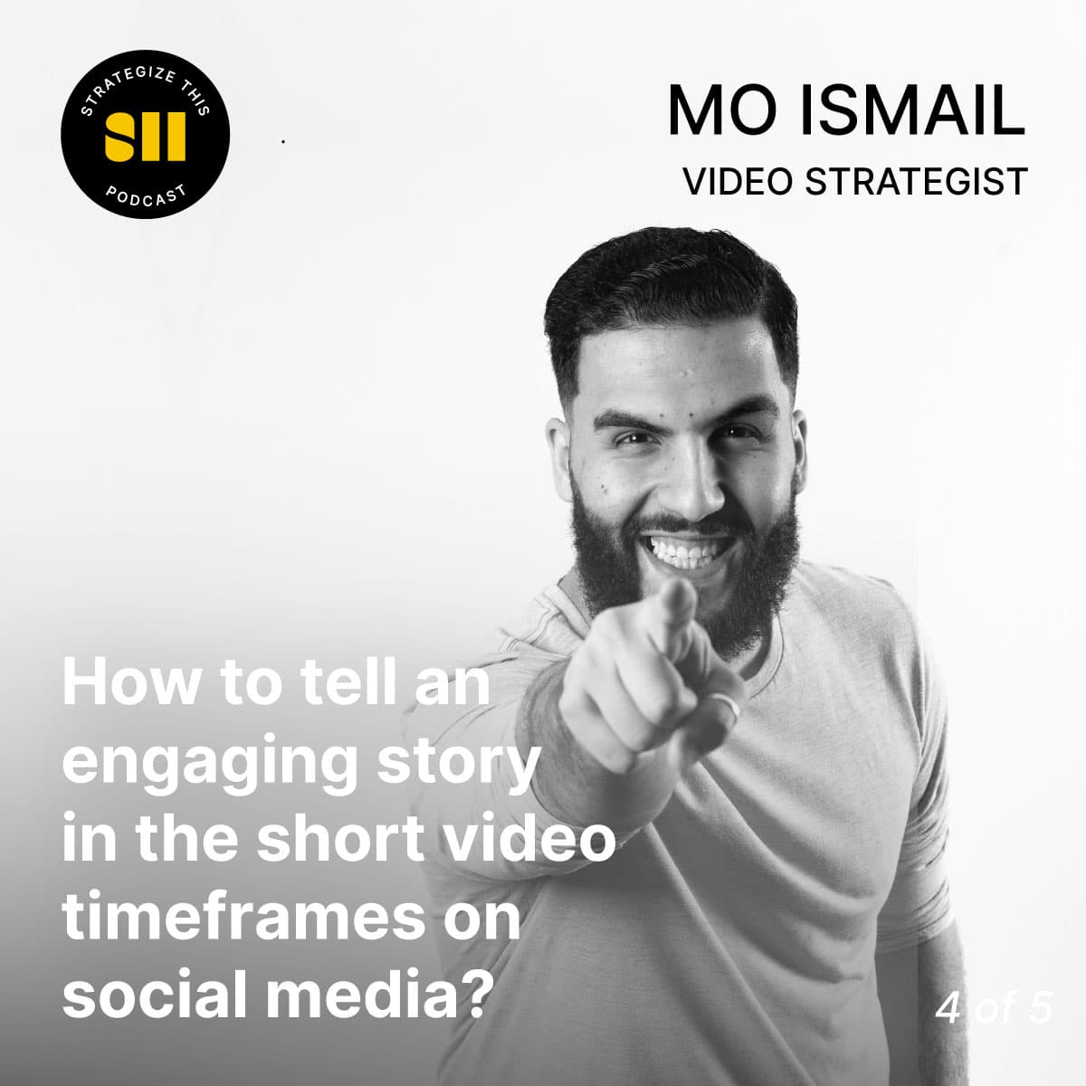 Cover art for How to tell an engaging story in the short video timeframes on social media | Mo Ismail (5 of 5)